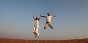 Sunrise Desert Safari with Dune Buggy at Red Dunes Lahbab Desert