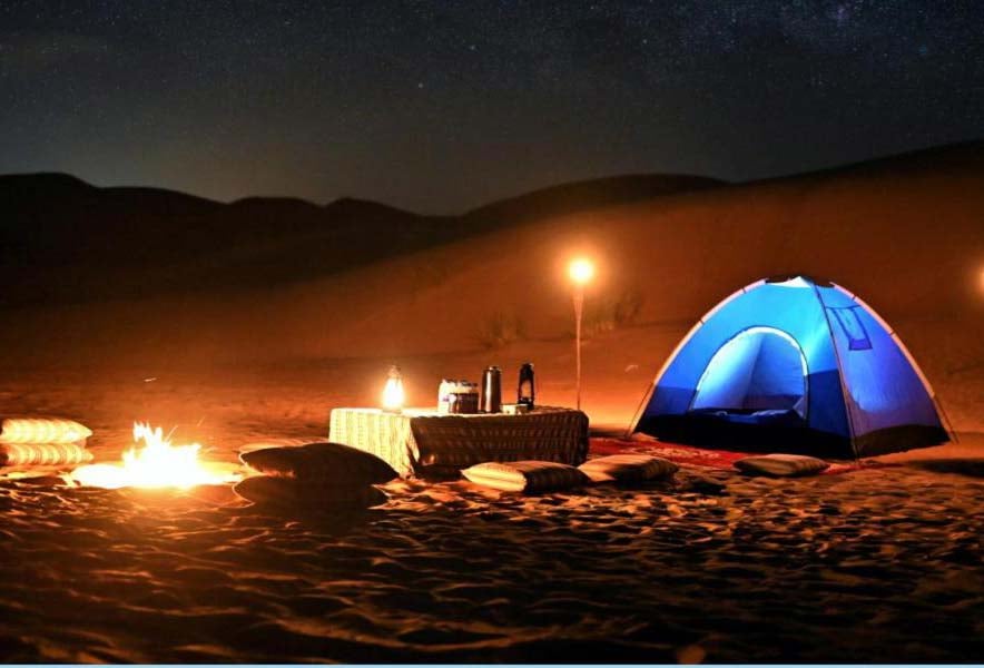 Welcome To Campsite Camping  At Desert Safari Dubai