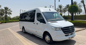 Mercedes Sprinter Luxury Van White 19 Pax Model 2024