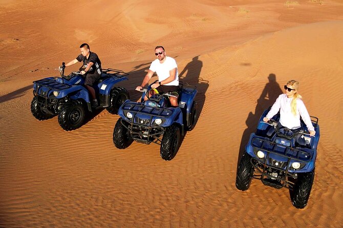 •	Self-Drive Quad Biking Off-Road In The Dubai Desert Dunes: Quad Bike (ATV) Desert Safari