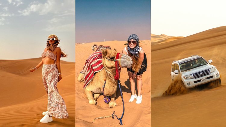 How would you get ready for a desert safari?