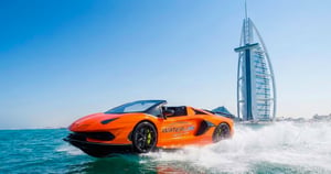 Orange Jet Car