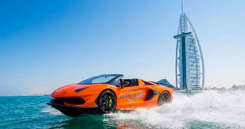 Orange Jet Car