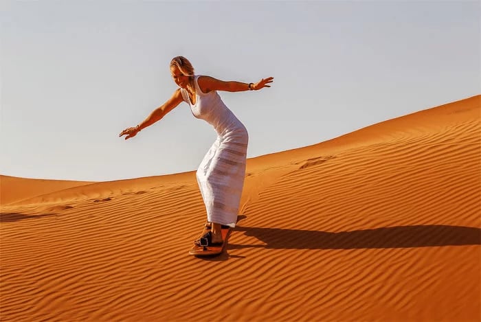 Sand Ski At Dubai Desert Safari 2023