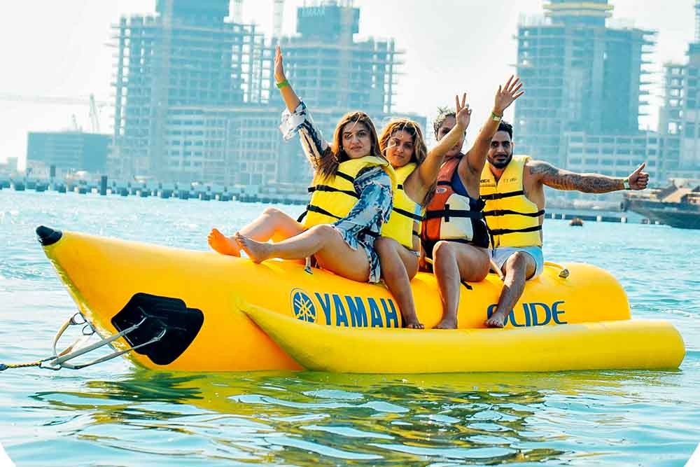 ⮚	Banana Boat Ride Dubai: