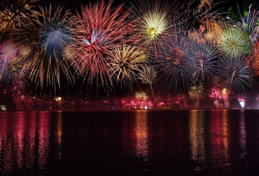1.The Vibrant Spectacles Of Fireworks