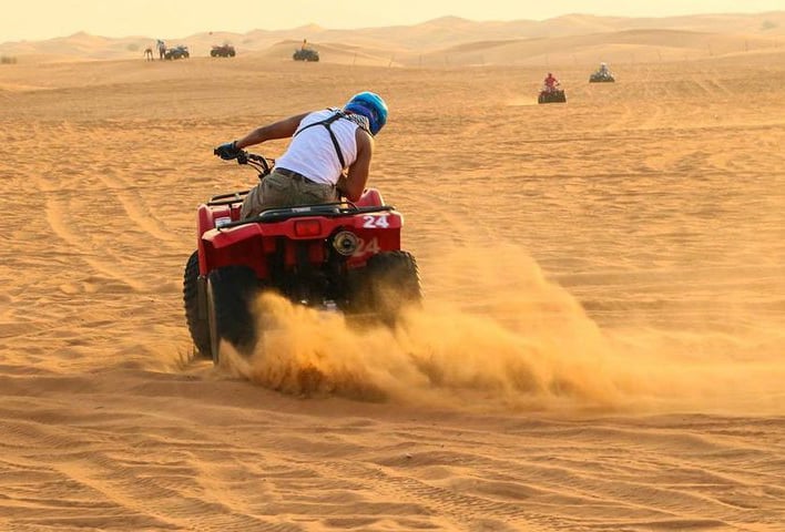 Desert Adventure Pack: Sandboarding, Camel Riding, And Quad Biking