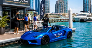 Blue Jet Car
