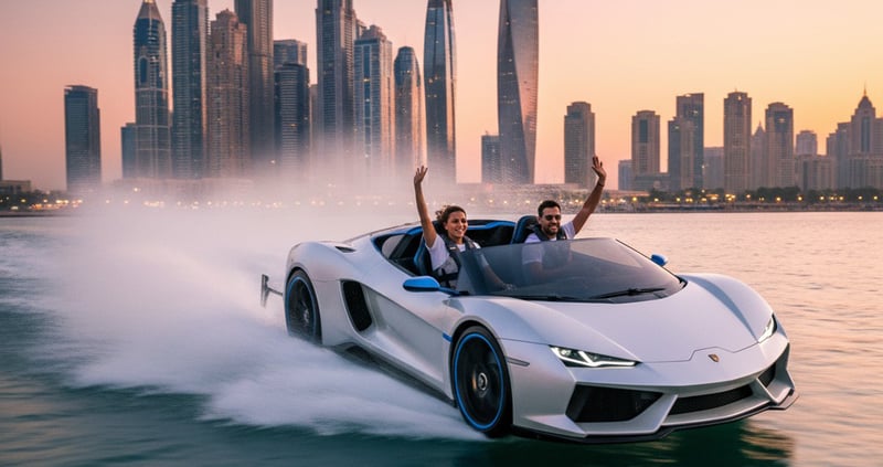 Jet Car Dubai Modern Water Adventure with & Stunning Coastline Views gallery image 1