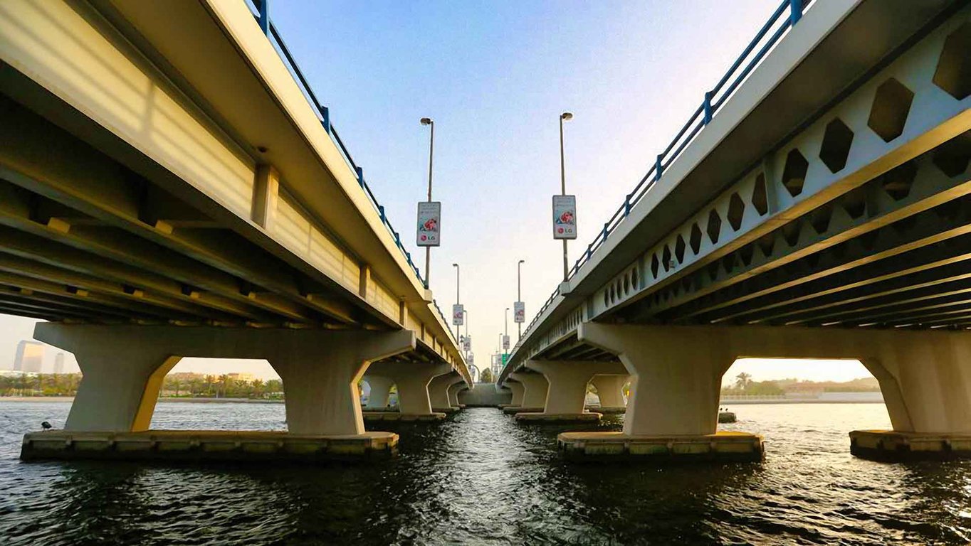 In A Nutshell Of Al Maktoum Bridge Dubai