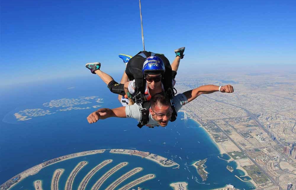 Sky Diving In Dubai