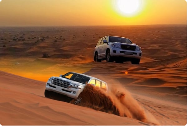 Dune Bashing at Lahbab Desert 