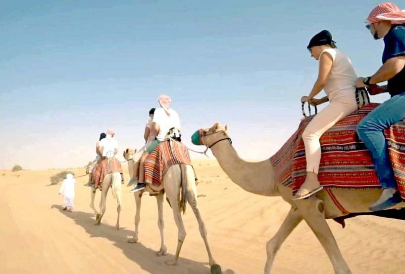 Start by taking a Thrilling Camel Ride