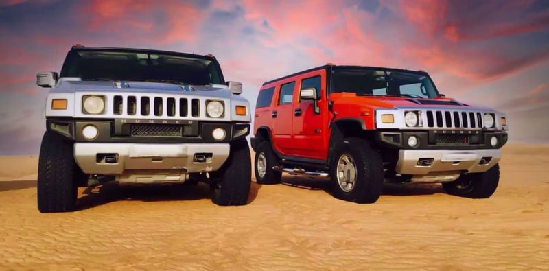 Hummer Desert Safari Dubai Rugged Terrain in Ultimate Style and Power gallery image 1