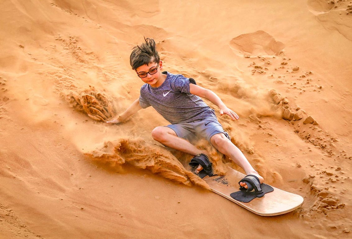 Astonishing Ride Sandboarding