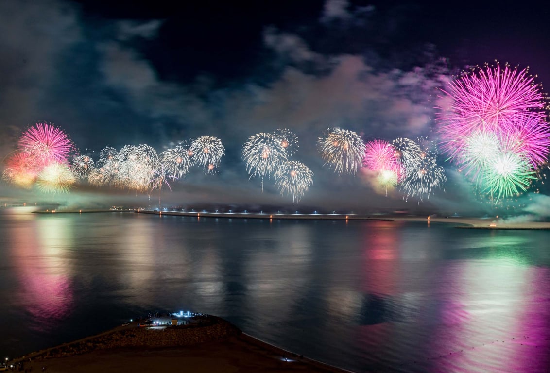 Fireworks On New Year's Eve In Ras Al Khaimah