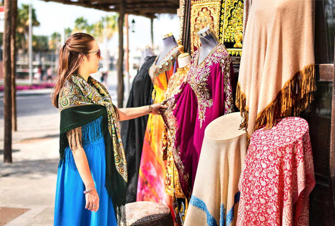Gorgeous Garments, Adornments And Shoes At Dubai