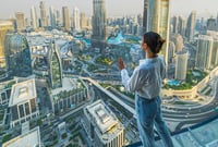 Stunning Burj Khalifa Flyover Experience