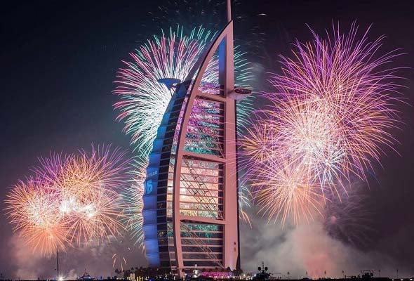 The most entire New Year’s Eve in Dubai at the Burj Al Arab