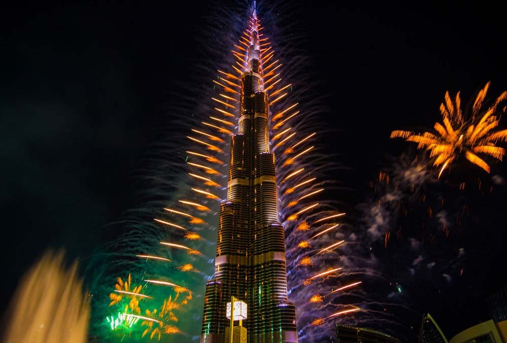 Fireworks At Burj Khalifa