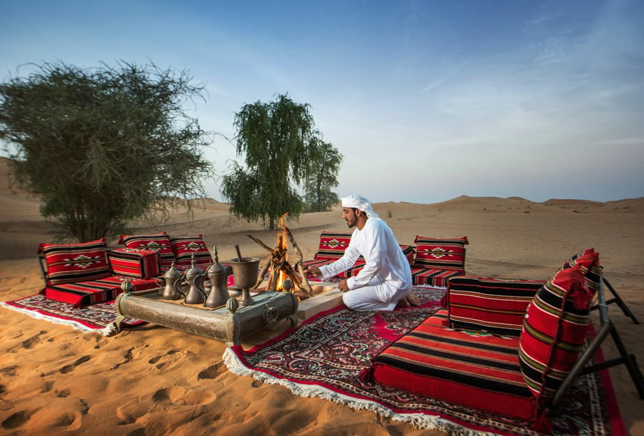 v.	Photographed In Traditional Arabian Attire