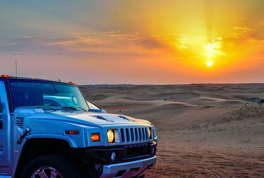 •	Dubai Morning Hummer Desert Safari
