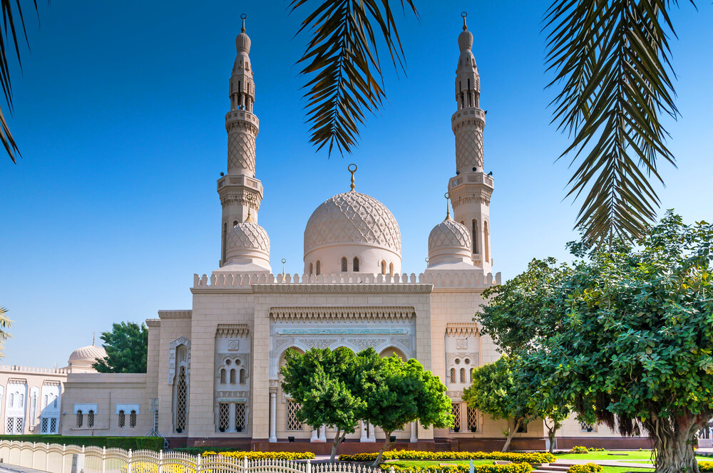 Mosques In Opera District At Dubai