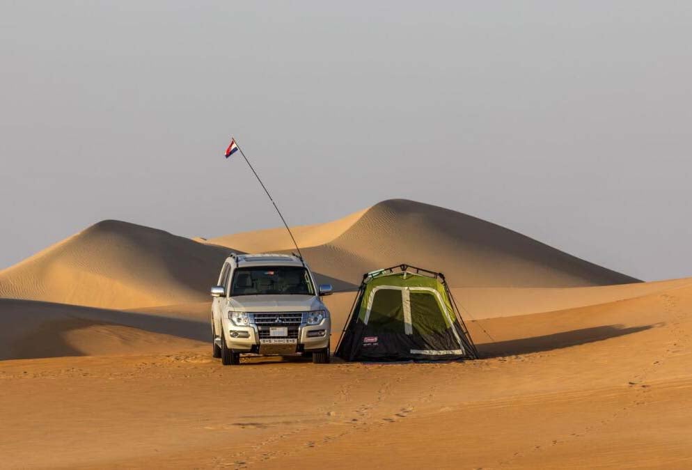 Try Not To Litter At Camping Desert Safari