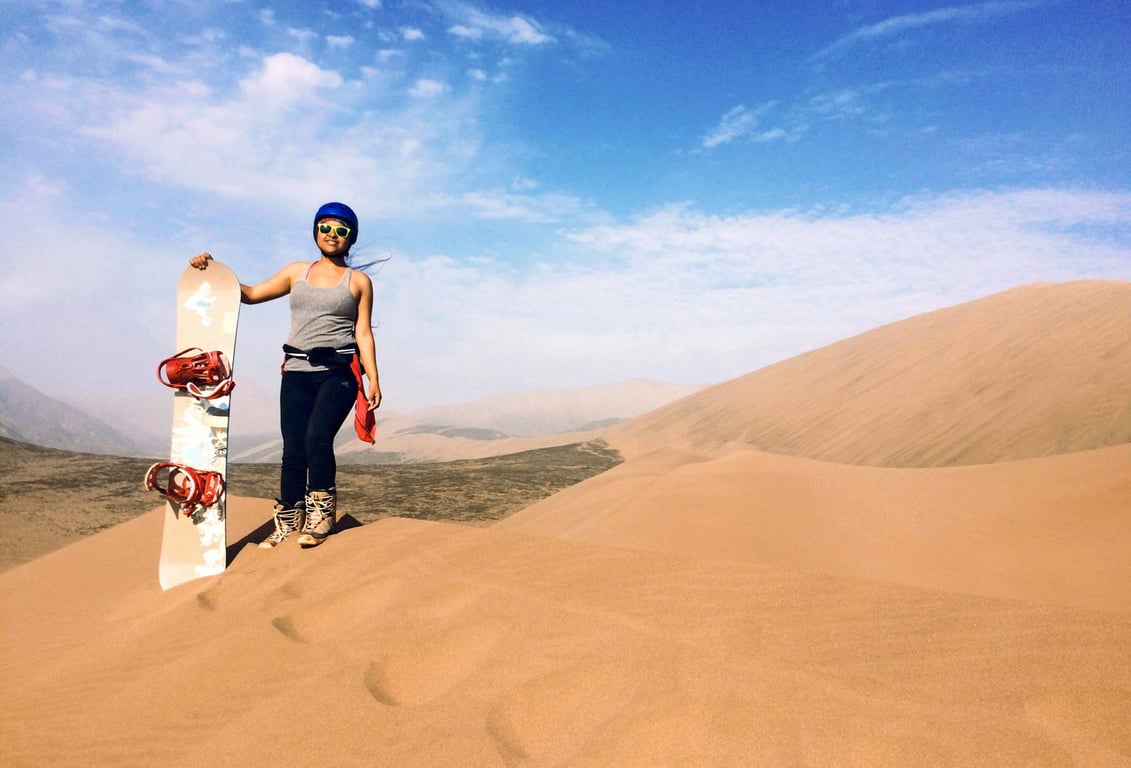 Sandboarding And Camel Ride In Safari At Dubai