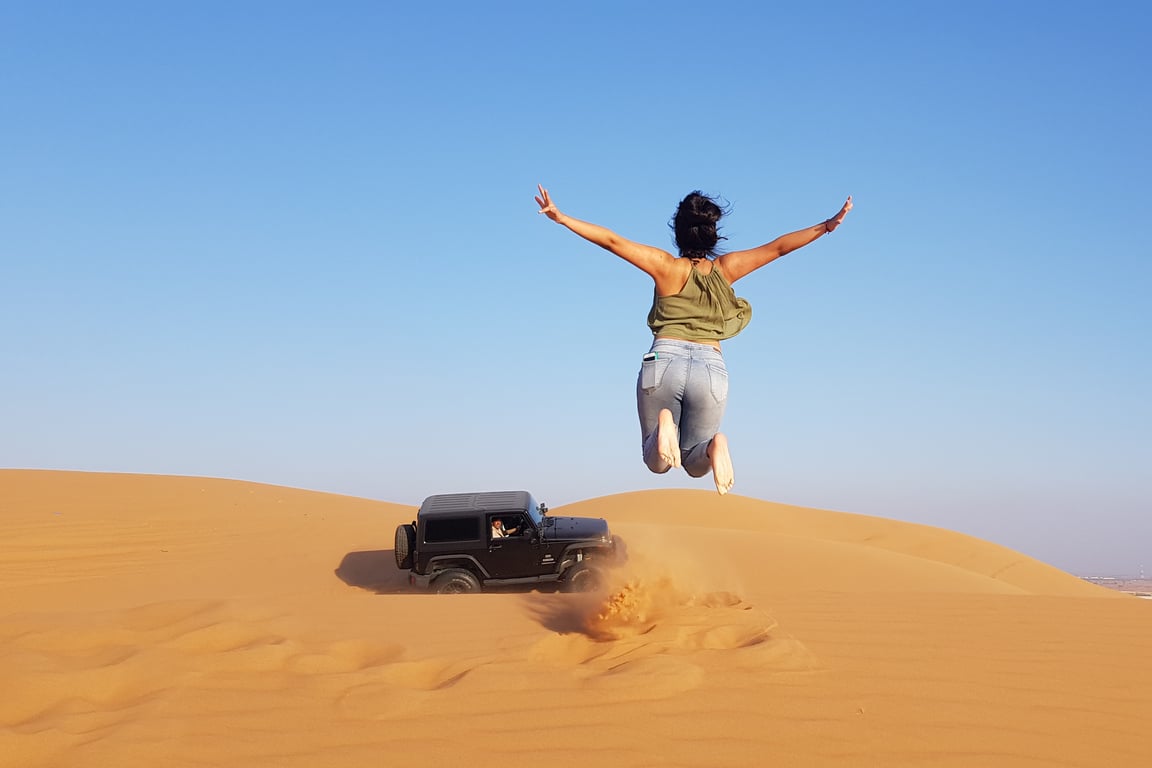 Go Arabia Horizon Visits At Desert Safari