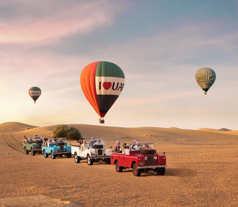 Sight-seeing Balloon Ride And Natural Life Morning Desert Safari