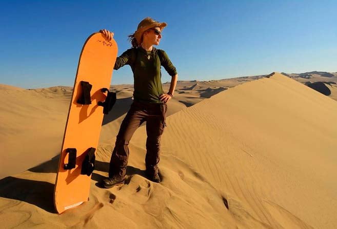 Sandboarding And Dune Buggy