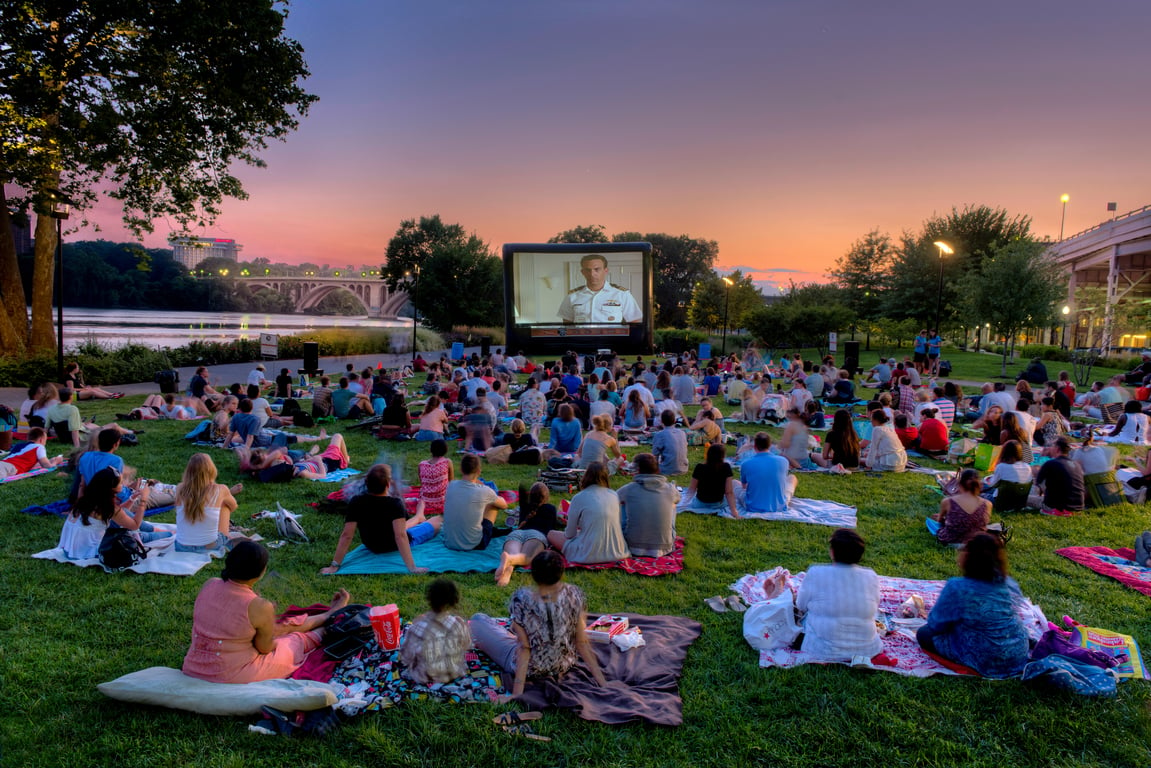 •	Watch A Movie At The Outdoor Cinema
