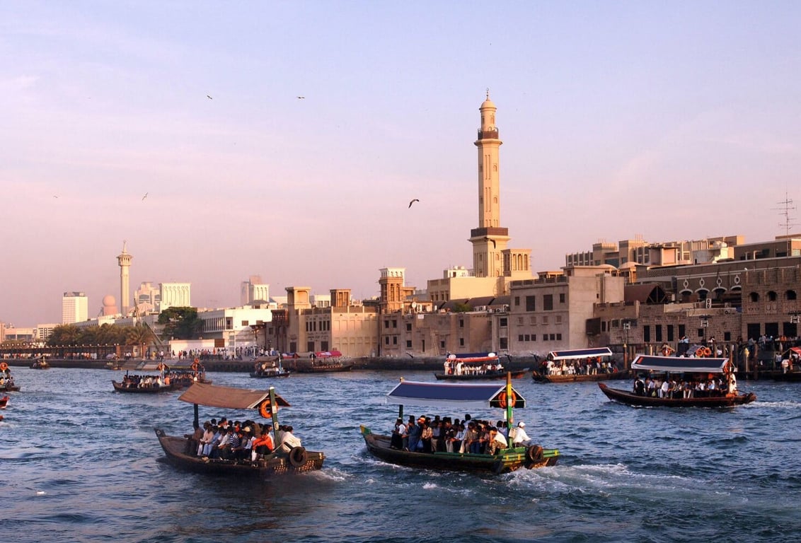 Dubai Festival City Air-Conditioned Abra Tour