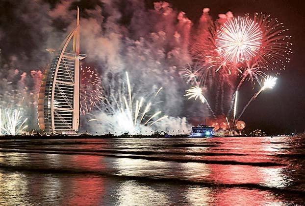 Advice for applauding New Year's Eve in Dubai
