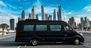 Mercedes Sprinter Luxury Van Black 20 Pax Model 2026