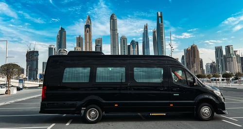 Mercedes Sprinter Luxury Van Black 20 Pax Model 2026