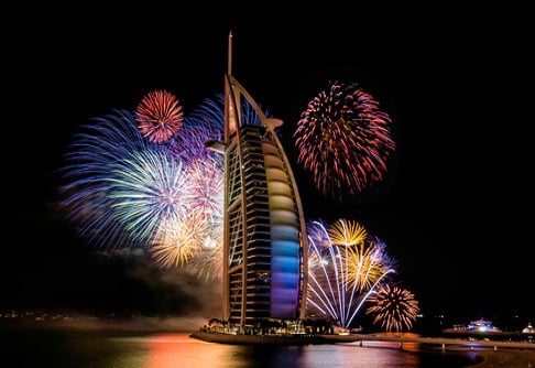 9. A Luxury Stays At Burj Al Arab With Fireworks: