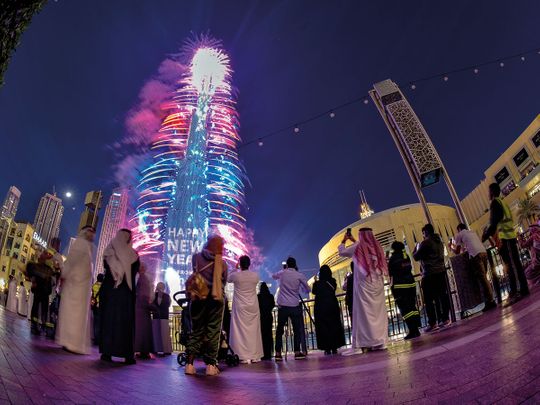 New Year 2023 Queen Elizabeth 2 At UAE