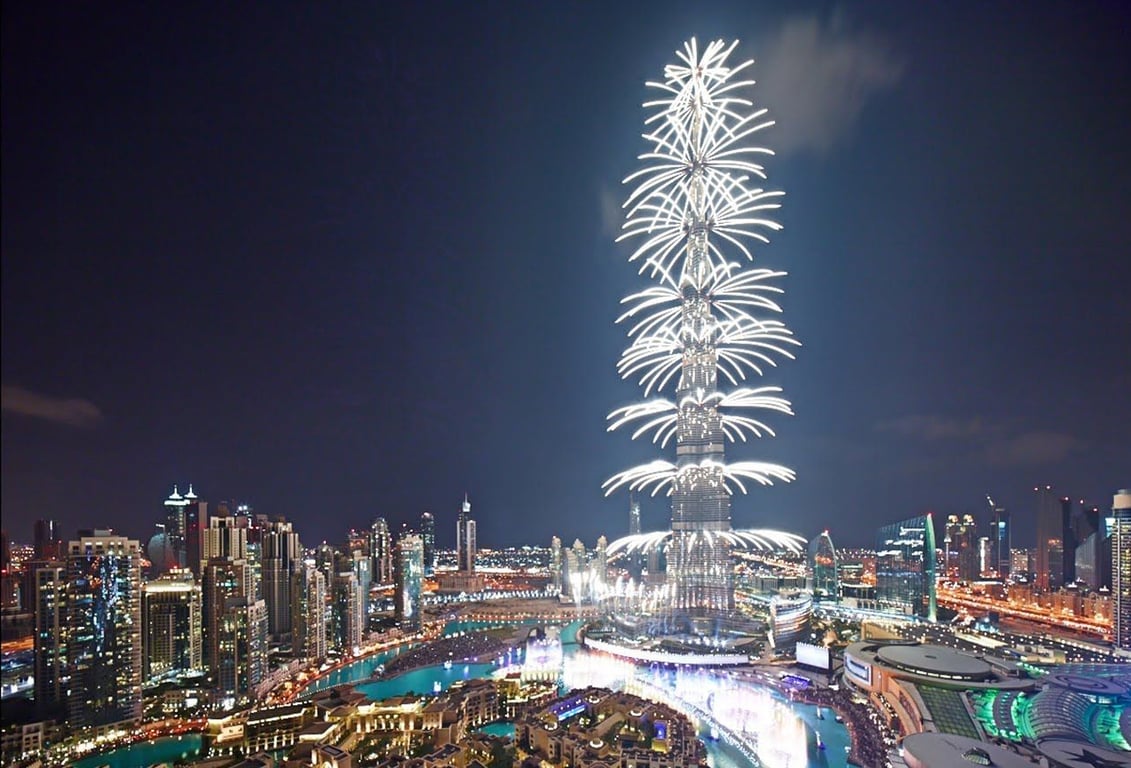 1.	Fireworks At The Burj Khalifa
