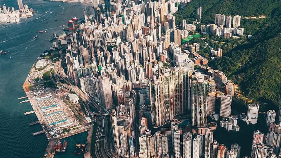 세계 주요 도시들의 항공샷.