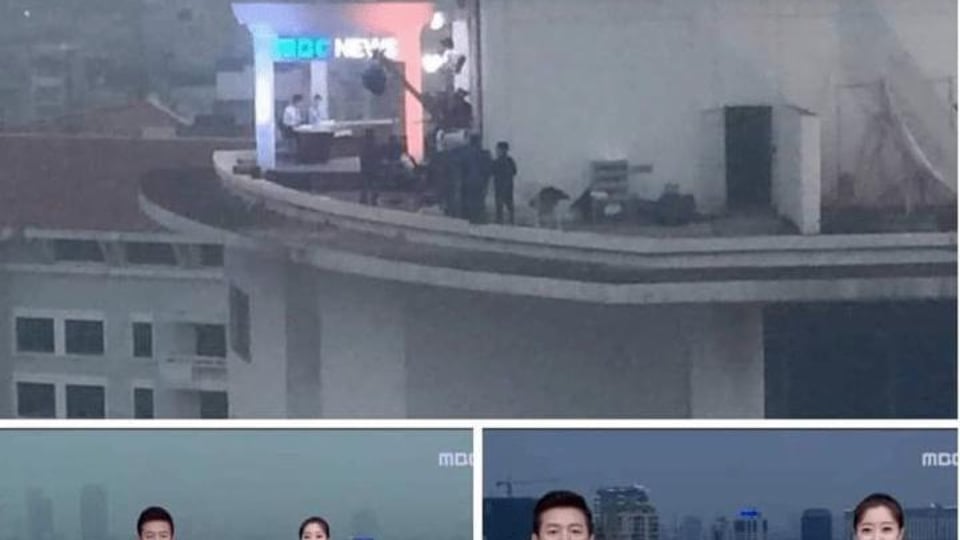 mbc 뉴스 세트장의 비밀.