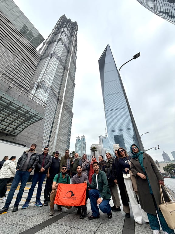 An IBEX group at The Lujiazui towers, Shanghai