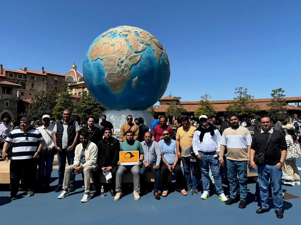An IBEX group at Universal Studios Japan, Osaka