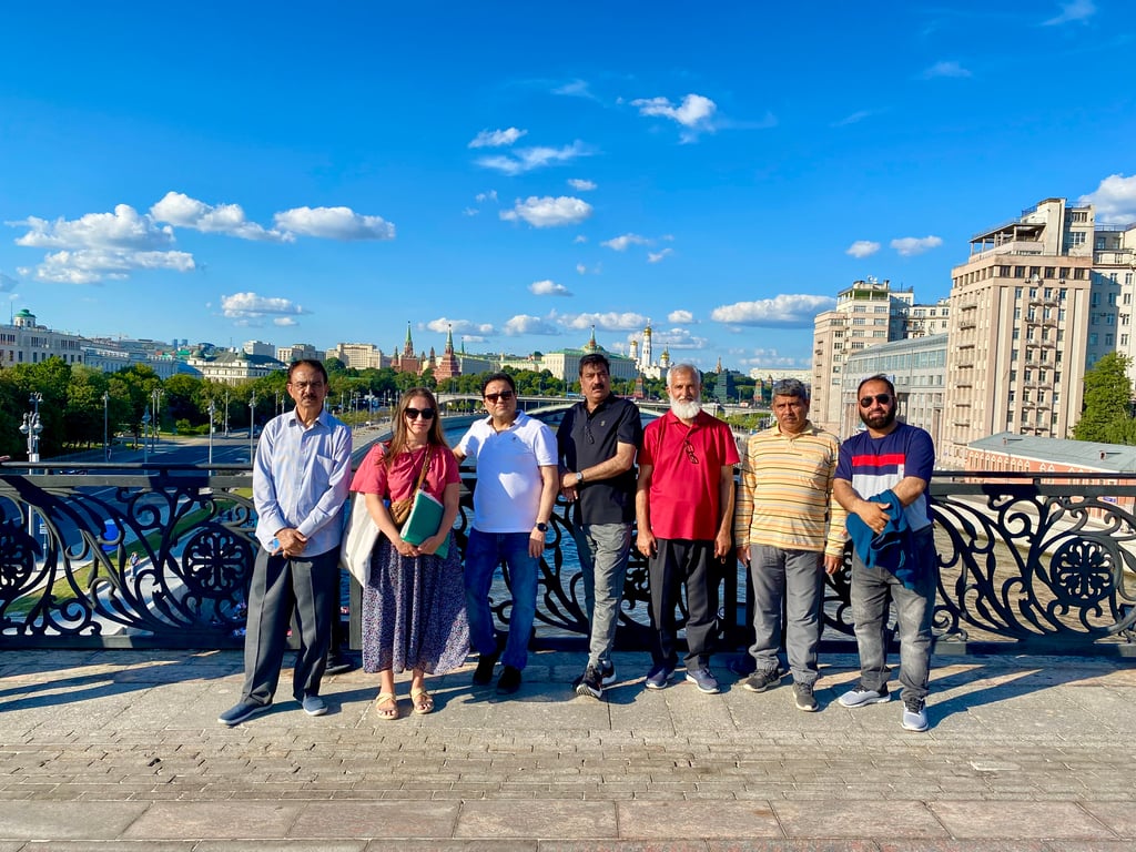 An IBEX group at By the river in Moscow