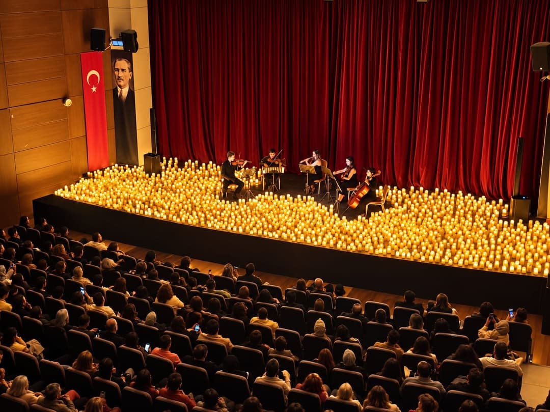 Malatya’da Mum Işığında Müzik Şöleni