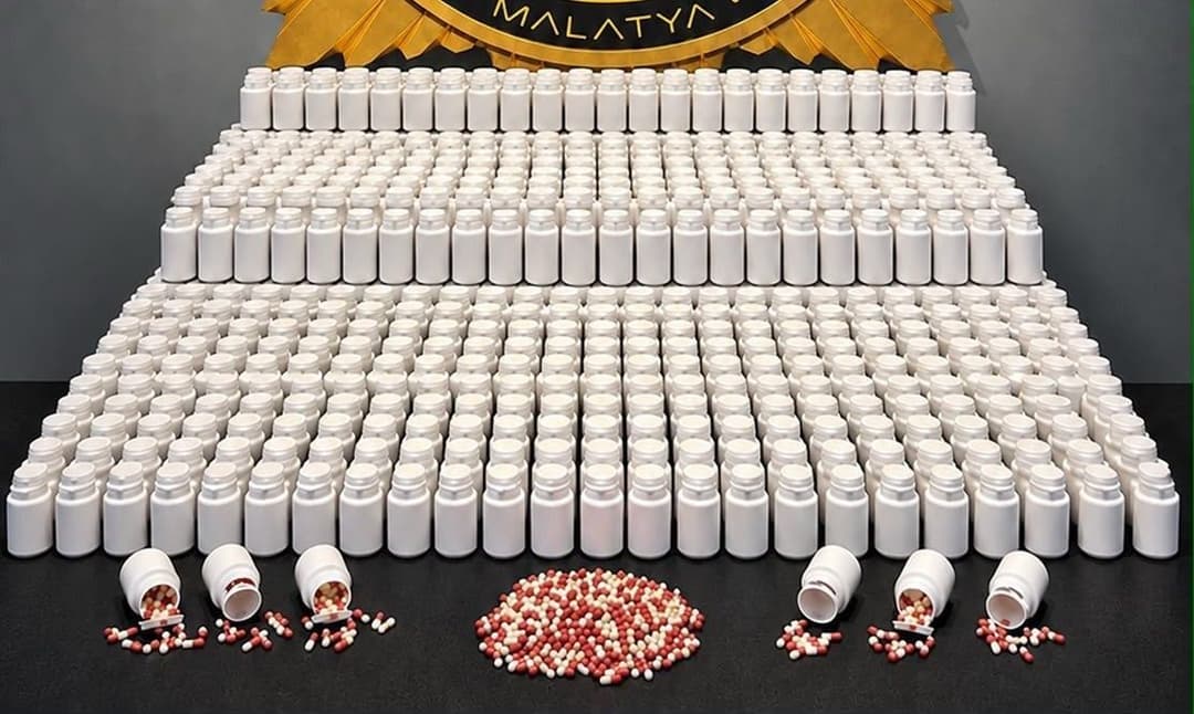 Malatya’da Dev Uyuşturucu Operasyonu! 44 Bin 616 Hap Ele Geçirildi