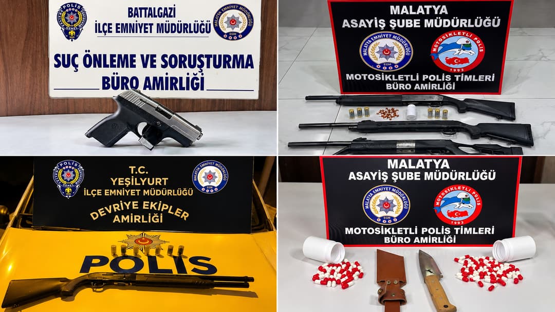 Malatya’da Asayiş Denetimleri: 39 Aranan Şahıs Yakalandı
