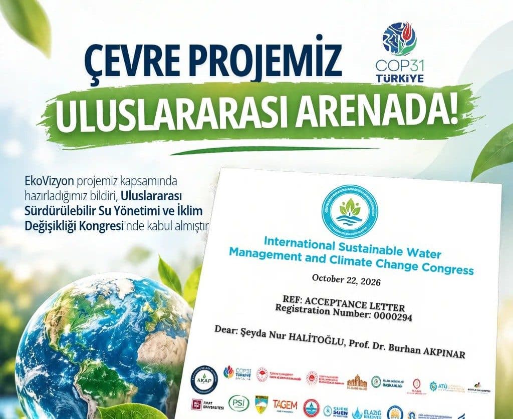 Malatya’nın EkoVizyon Projesi Uluslararası Kongrede Sunulacak
