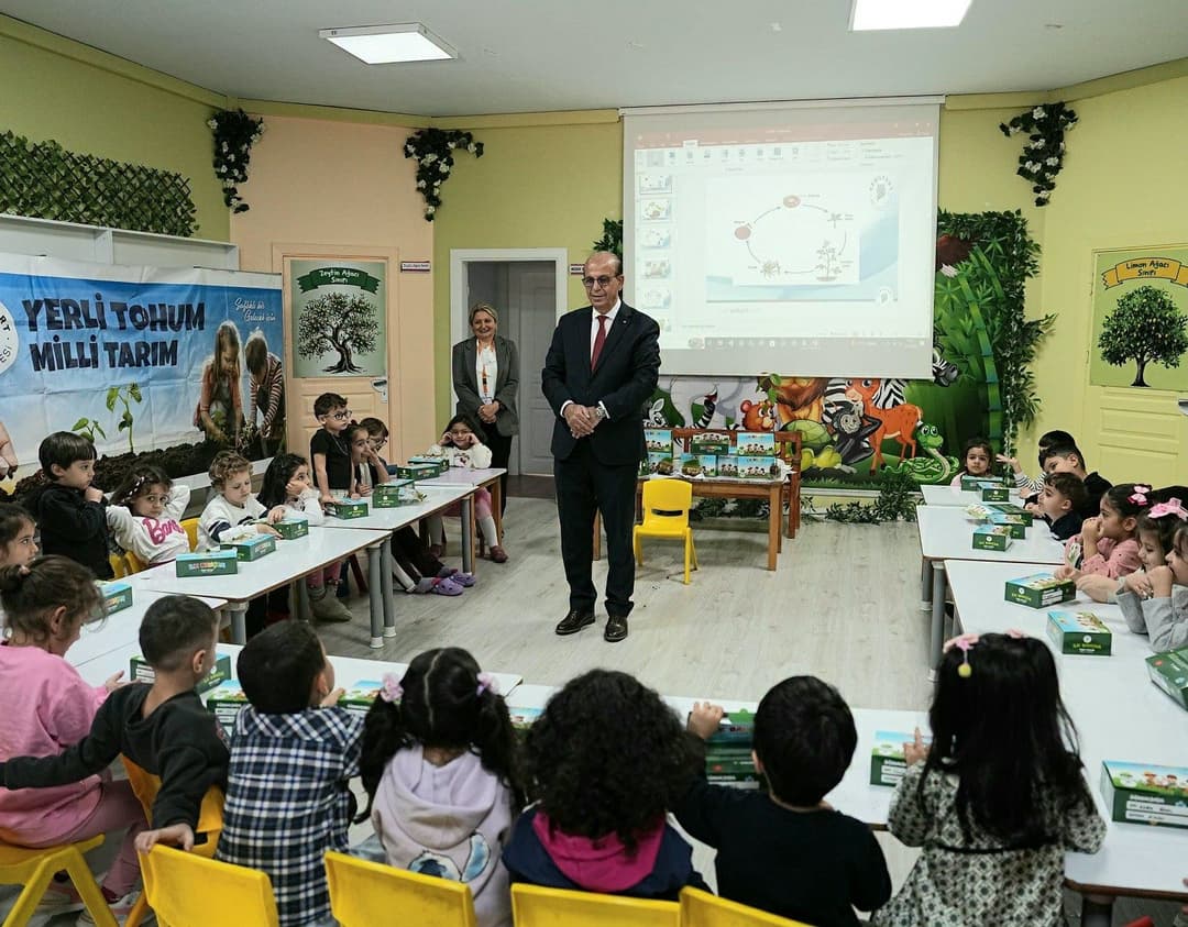 Yeşilyurt’ta Minik Öğrencilere Yerli Tohum ve Millî Tarım Eğitimi!